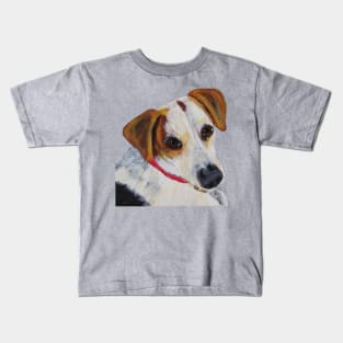 Cletus the Treeing Walker Coonhound Mix Dog Kids T-Shirt